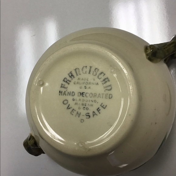 Vngte Franciscan Desert Rose sugar bowl & creamer - Picture 10 of 13